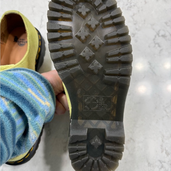 Dr. Martens Ramsey Kiltie Lime Green Loafers - Picture 7 of 10